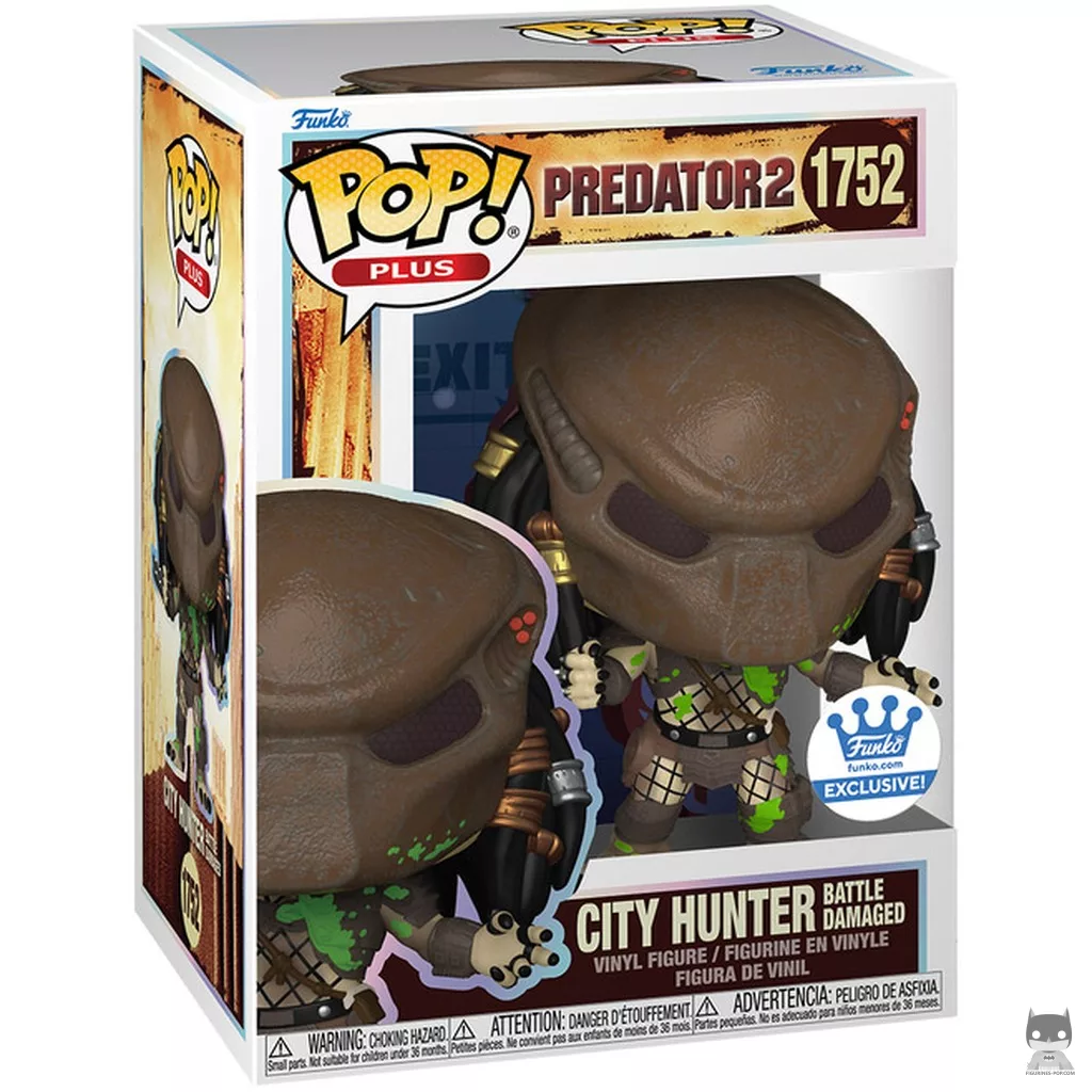 Figura Funko Pop! City Hunter (Dañado) en su caja