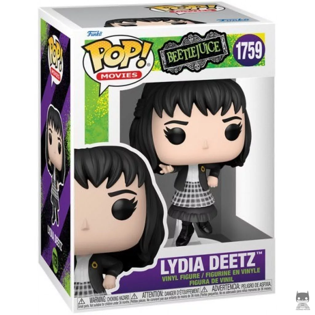 Figura Funko Pop! Lydia Deetz volando en su caja