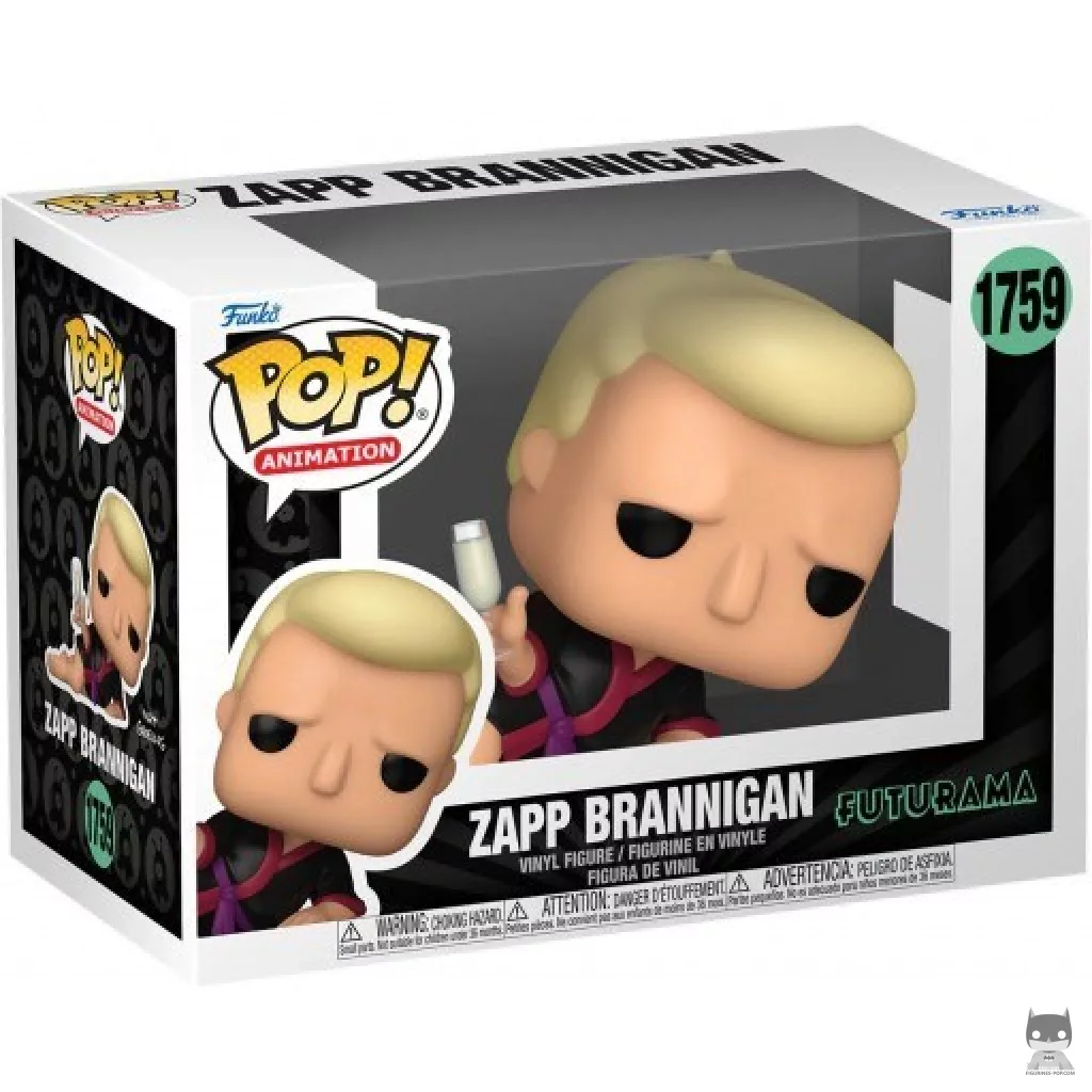 Figura Funko Pop! Zapp Brannigan en su caja
