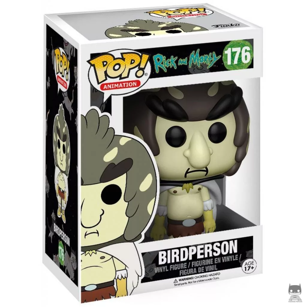 Figura Funko Pop! Persona Pájaro en su caja