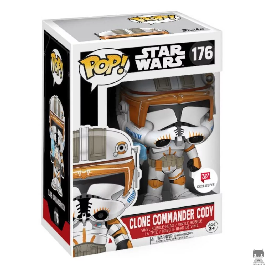 Figura Funko Pop! Comandante clon Cody en su caja