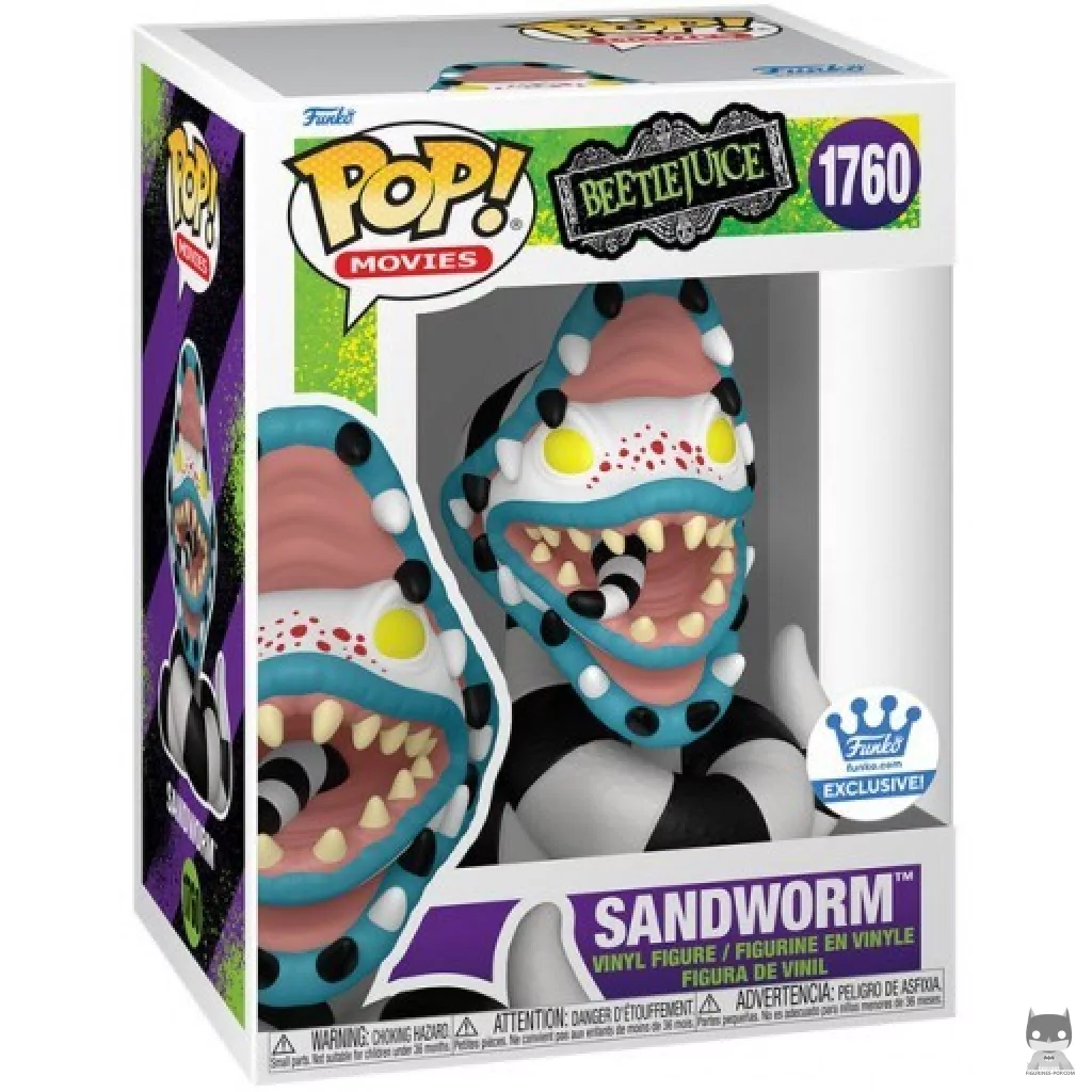 Figura Funko Pop! Gusano de arena en su caja