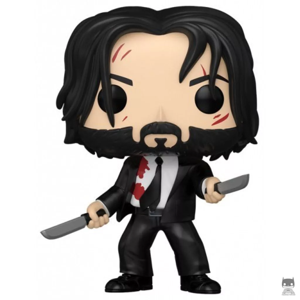 Figura Funko Pop! John Wick con dos cuchillos (Ensangrentado) (John Wick)
