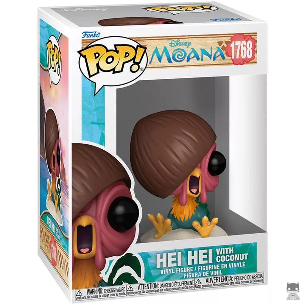 Figura Funko Pop! Hei Hei con coco en su caja