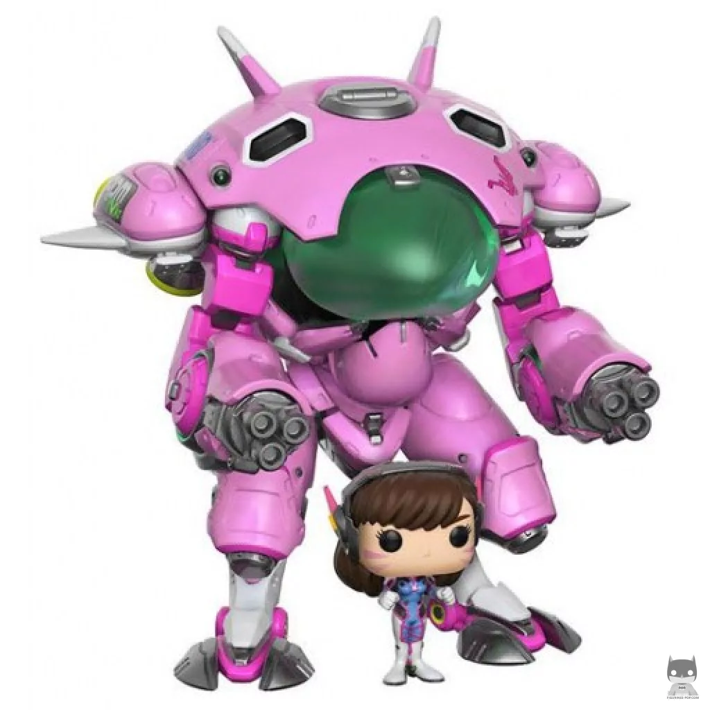 Figura Funko Pop! D.Va con meca (Supersized) (Overwatch)