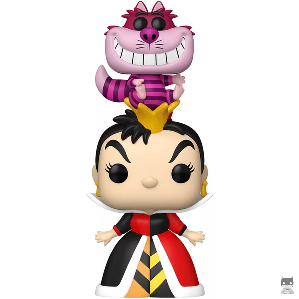 Figura Funko Pop! Reina de Corazones con el Gato de Cheshire (Alicia en el país de las maravillas)