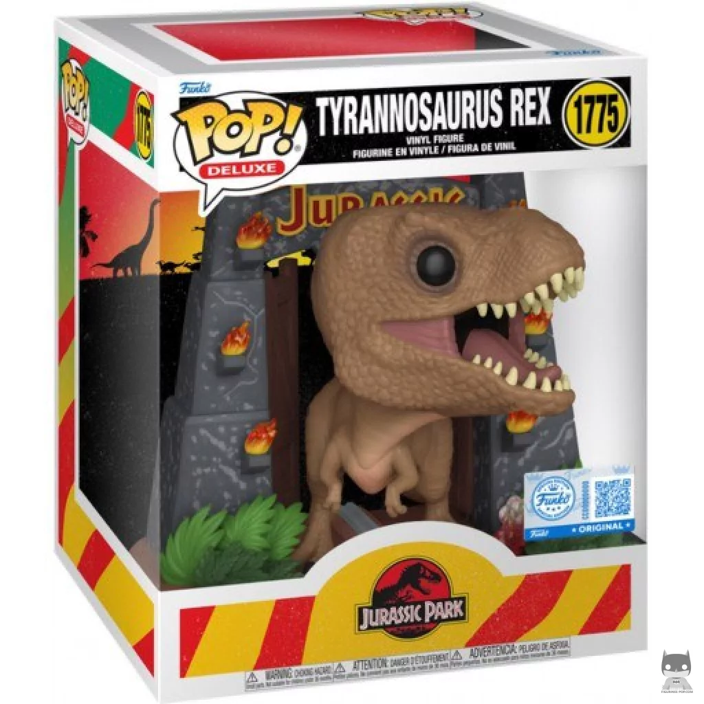 Figura Funko Pop! Tiranosaurio rex en su caja