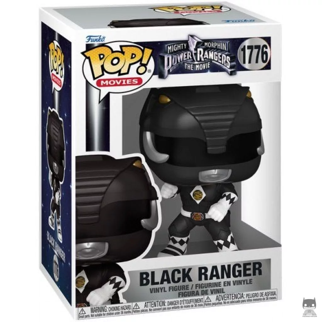 Figura Funko Pop! Ranger Negro en su caja