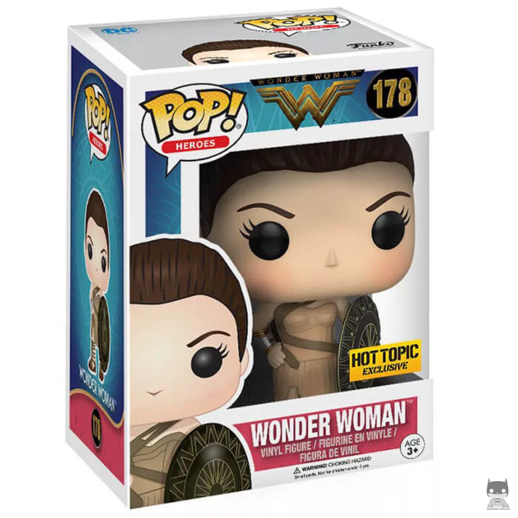 Figura Funko Pop! Wonder Woman amazona en su caja