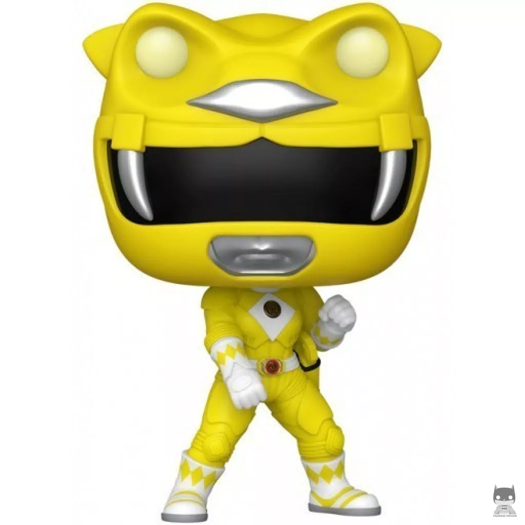 Figura Funko Pop! Ranger Amarillo (Brilla en la oscuridad) (Power Rangers)