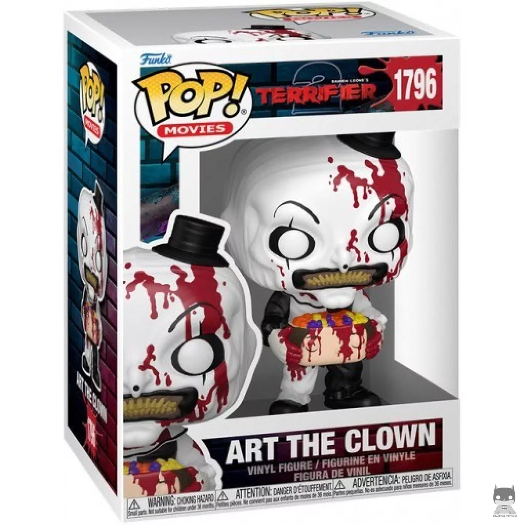 Figura Funko Pop! Art el Payaso (Ensangrentado) en su caja