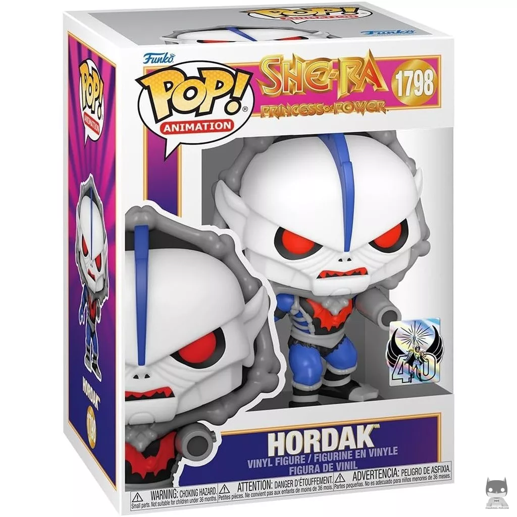 Figura Funko Pop! Hordak (40.º aniversario) en su caja
