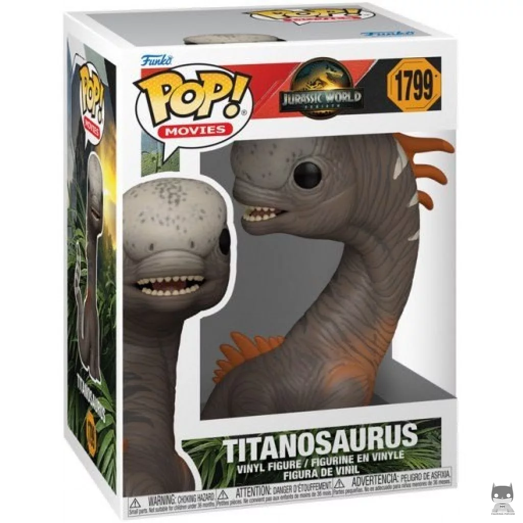 Figura Funko Pop! Titanosaurio en su caja