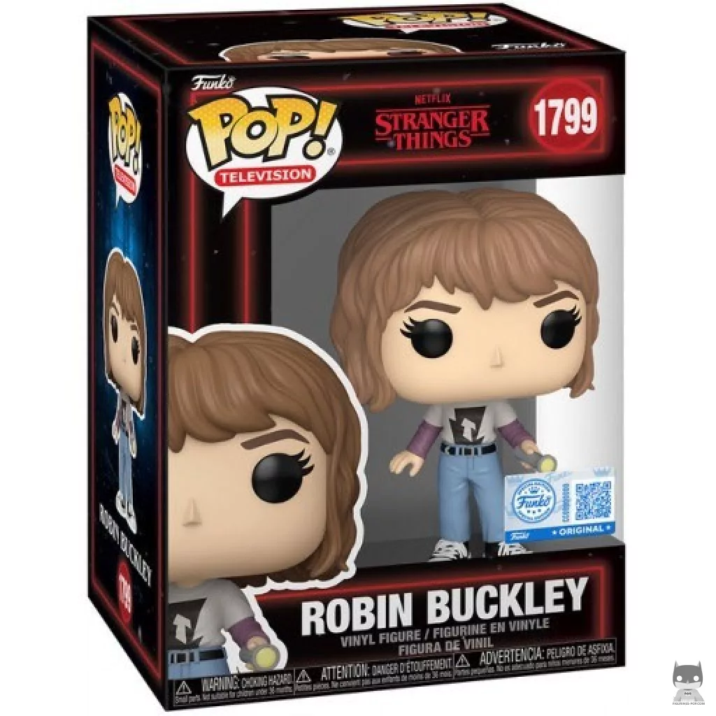 Figura Funko Pop! Robin Buckley con linterna en su caja