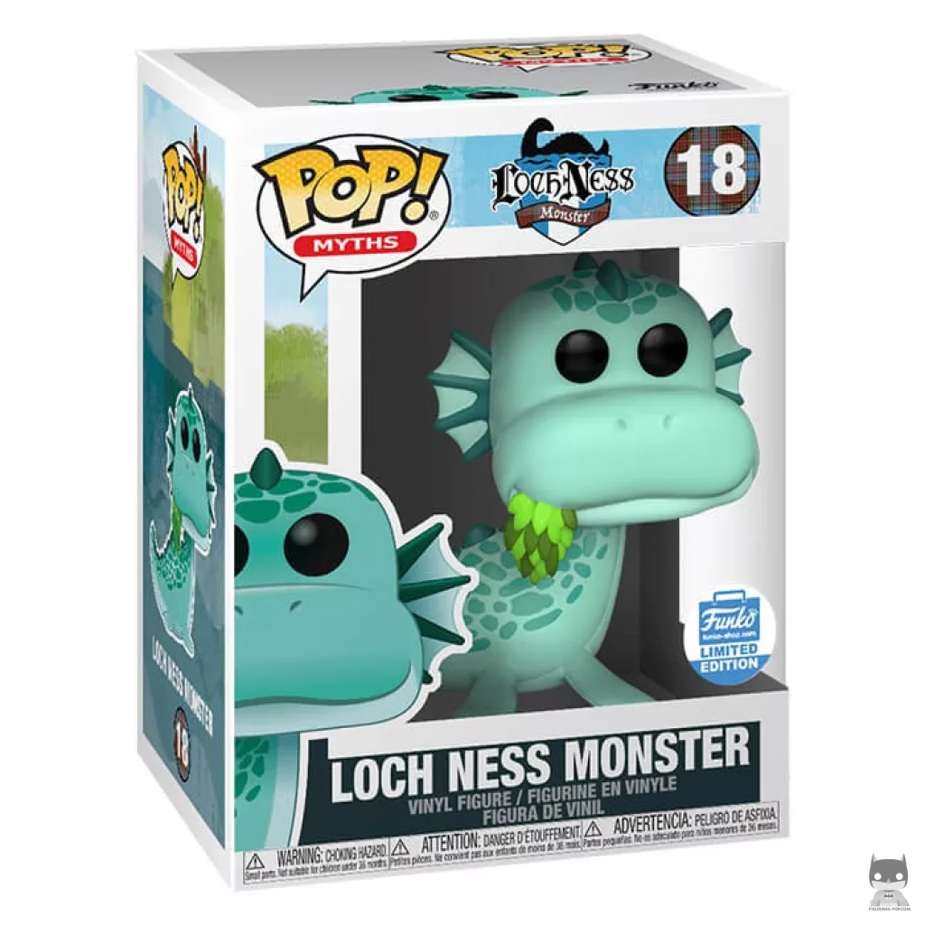 Figura Funko Pop! Monstruo del lago Ness en su caja