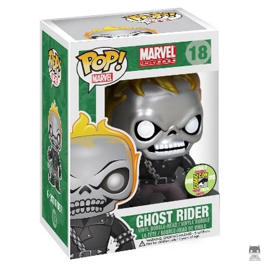 Figura Funko Pop! Ghost Rider en su caja