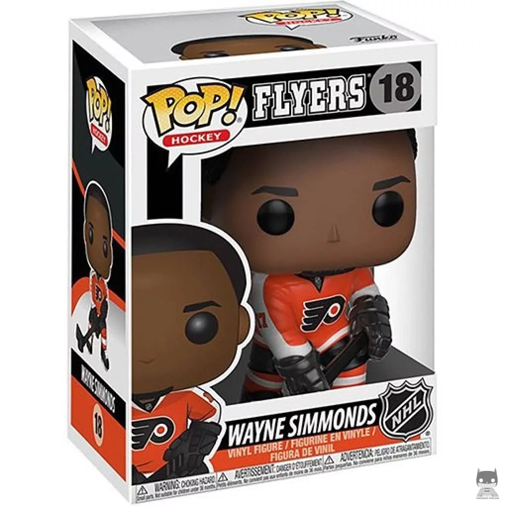 Figura Funko Pop! Wayne Simmonds en su caja