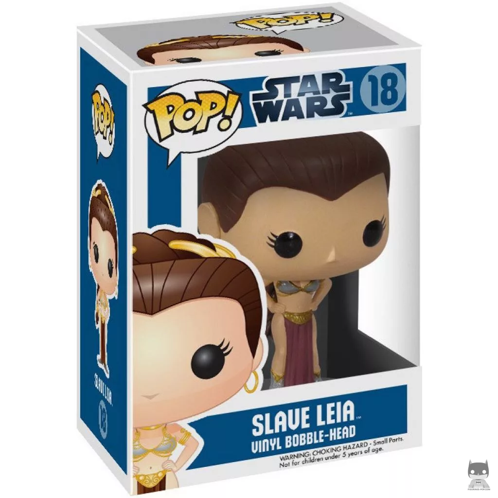 Figura Funko Pop! Leia esclava (Original) en su caja