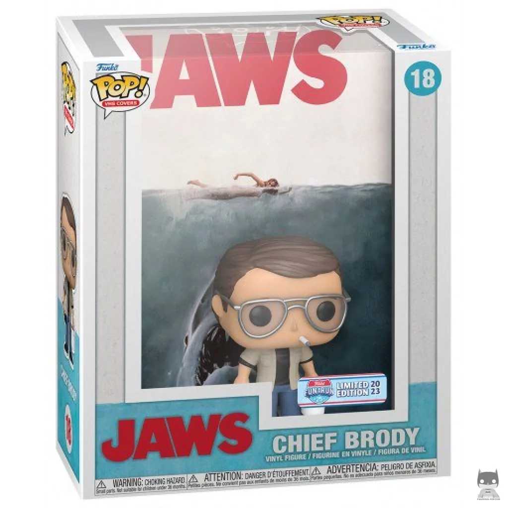 Figura Funko Pop! Jefe Brody (Tiburón) en su caja
