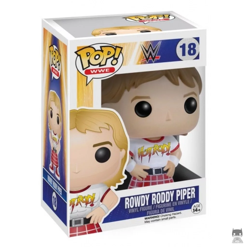 Figura Funko Pop! Roddy "Rowdy" Piper en su caja