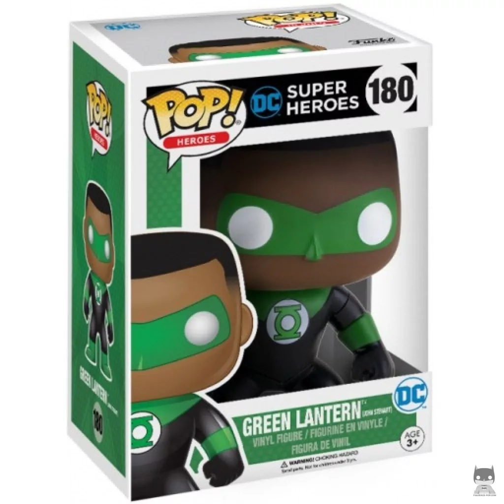 Figura Funko Pop! Linterna Verde en su caja