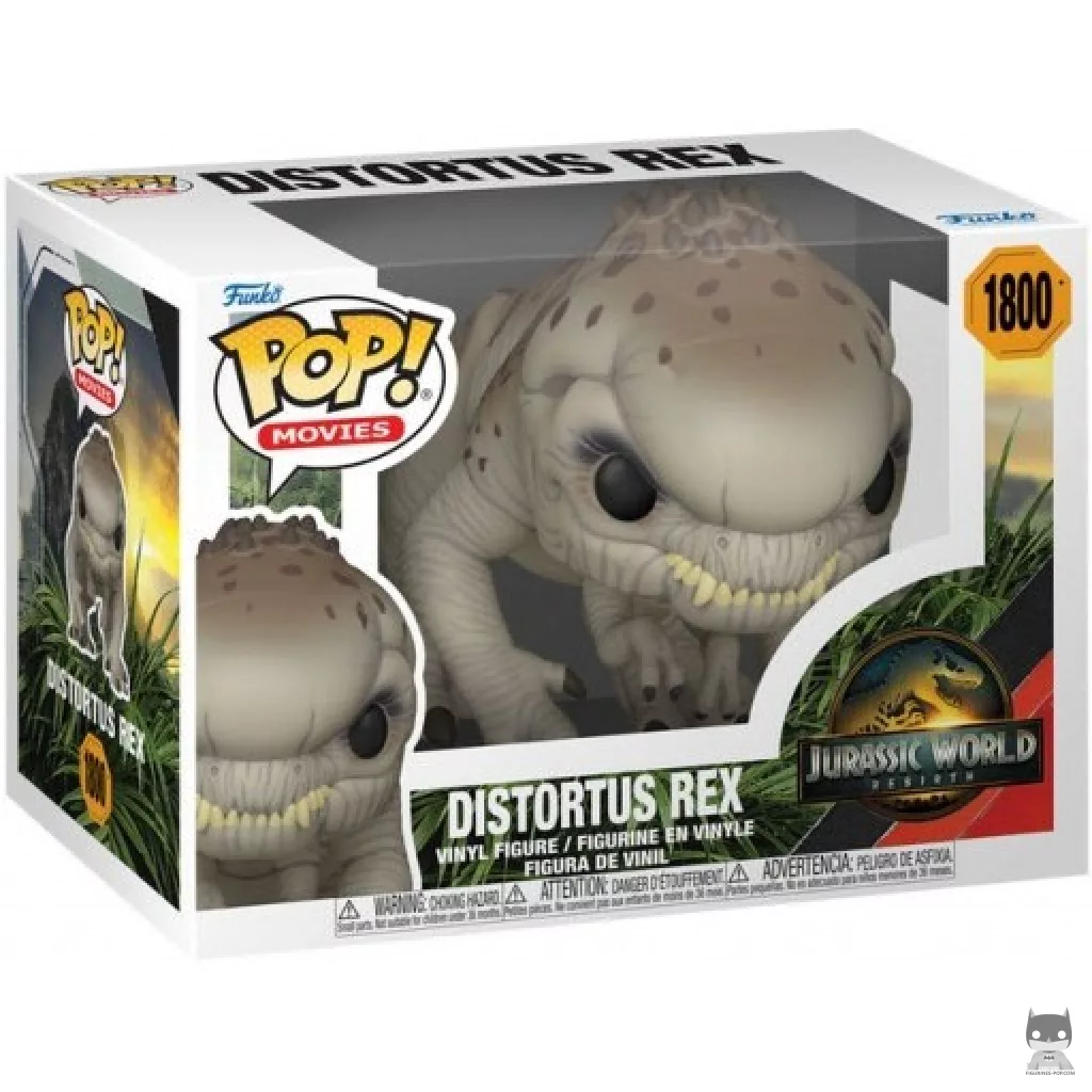 Figura Funko Pop! Distortus Rex en su caja