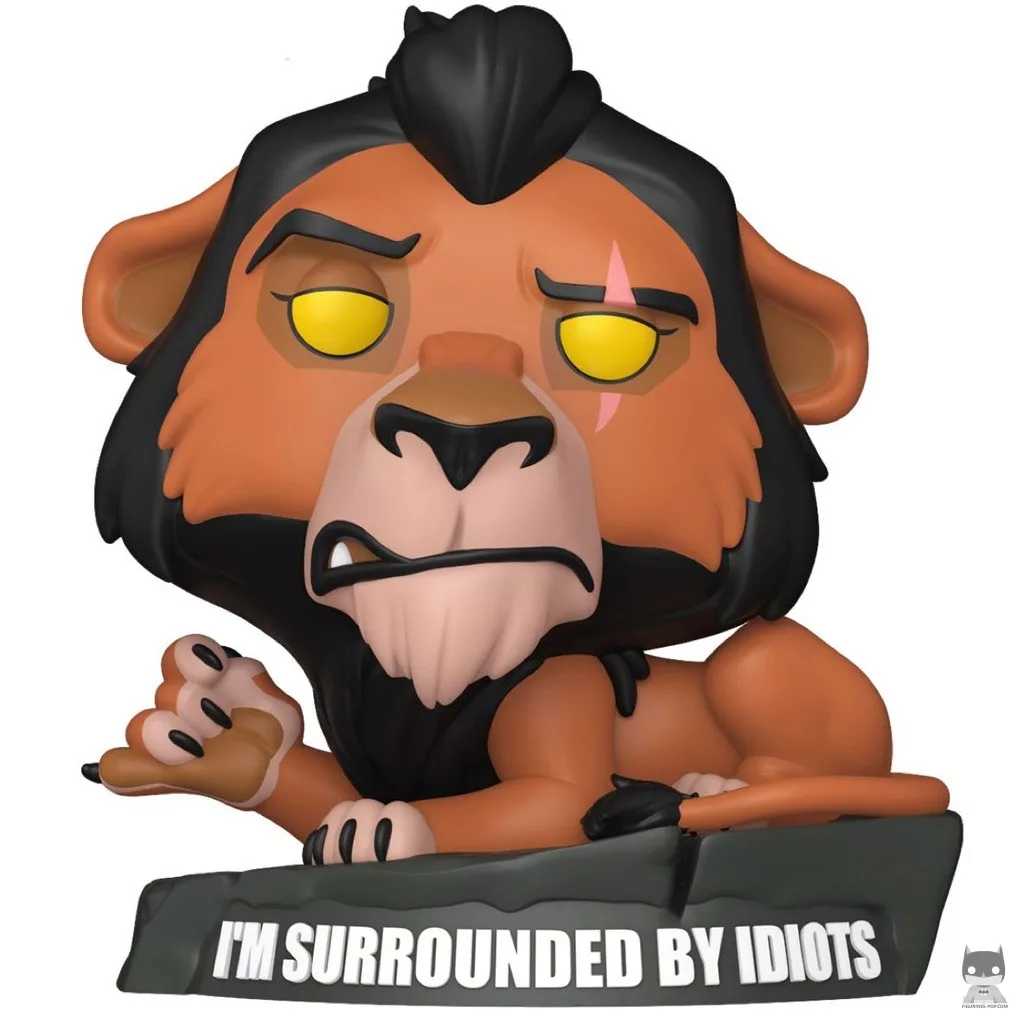 Figura Funko Pop! Scar (Meme) "Estoy rodeado de idiotas" (Villanos Disney)