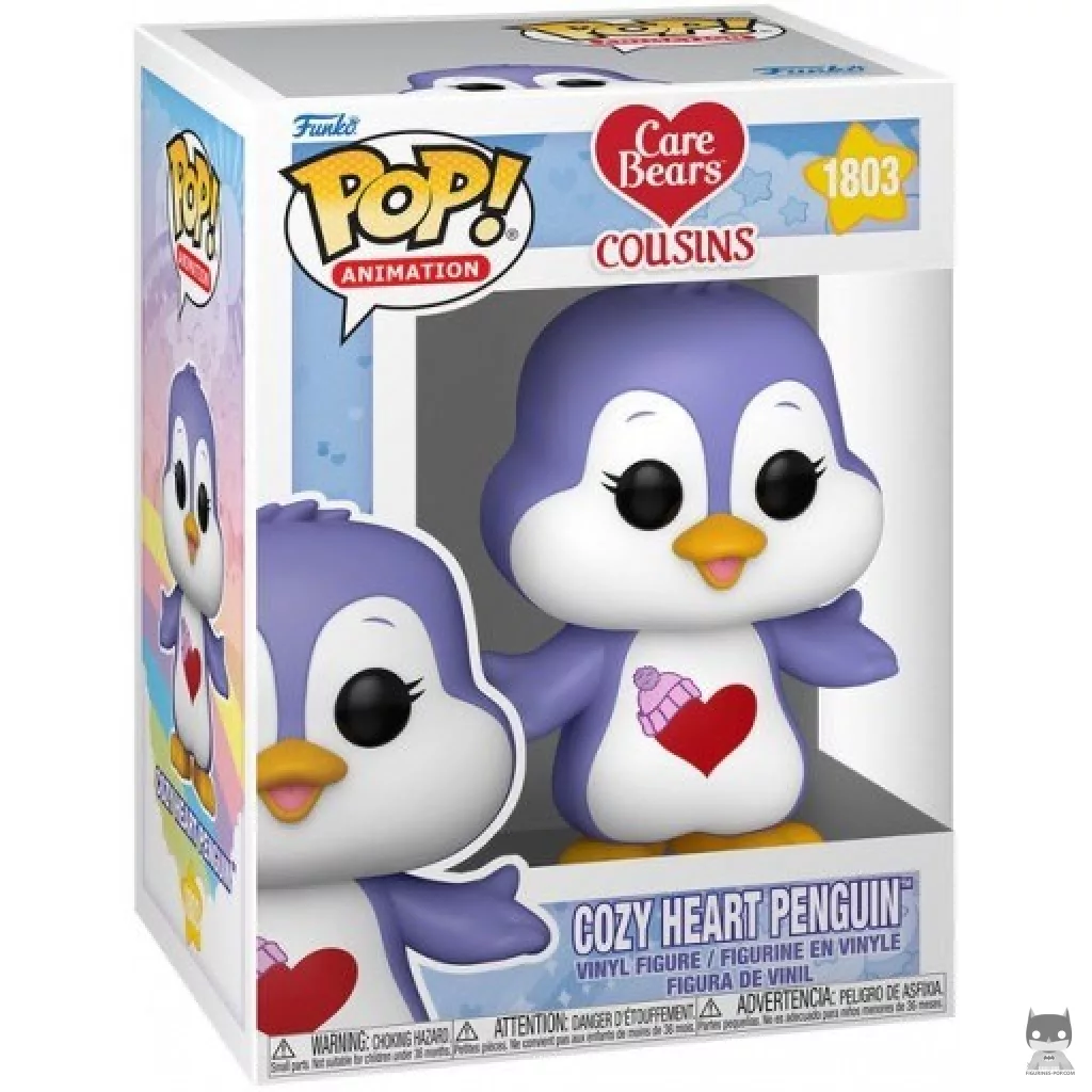Figura Funko Pop! Cozy Heart Pingüino en su caja