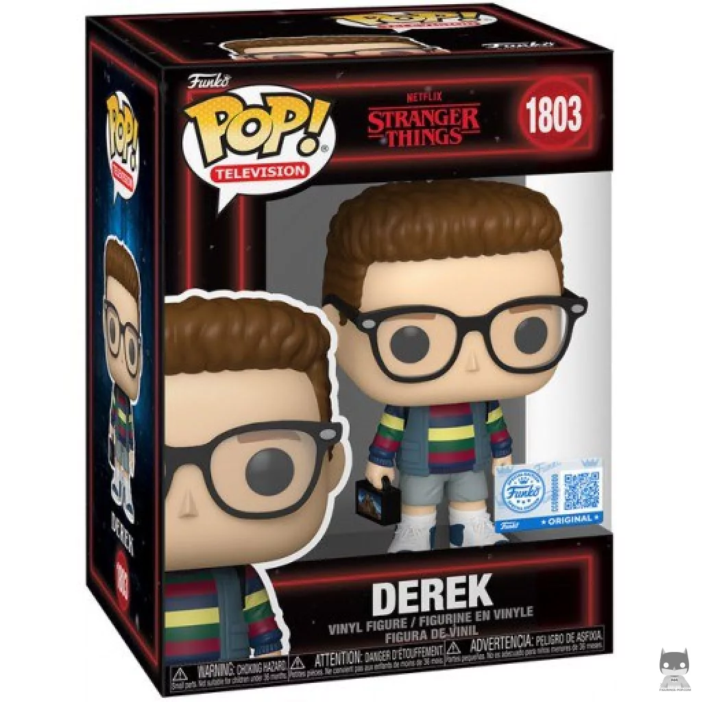 Figura Funko Pop! Derek Turnbow en su caja