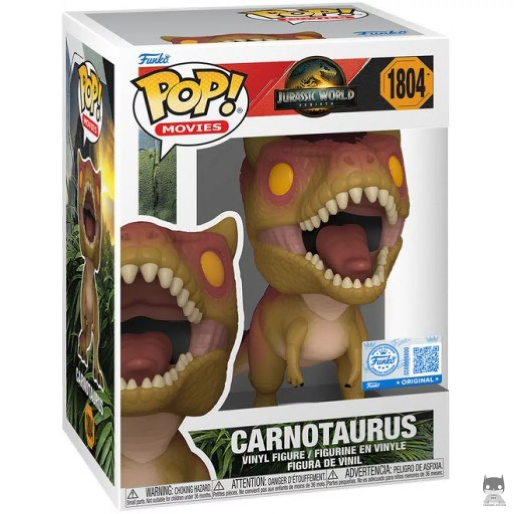 Figura Funko Pop! Carnotauro en su caja