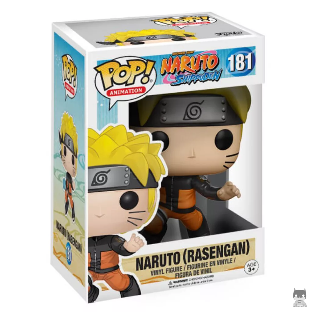 Figura Funko Pop! Naruto Uzumaki (Rasengan) en su caja
