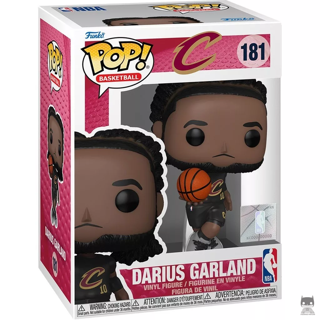 Figura Funko Pop! Darius Garland en su caja