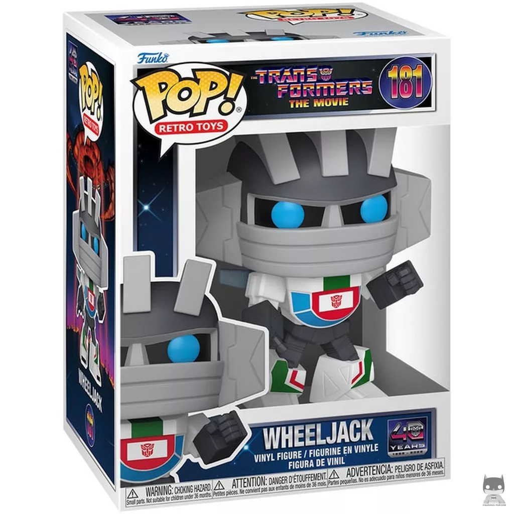 Figura Funko Pop! Wheeljack en su caja