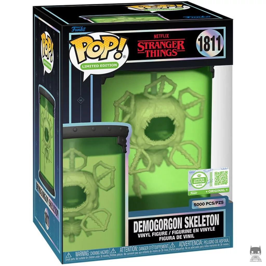 Figura Funko Pop! Esqueleto de Demogorgon en su caja