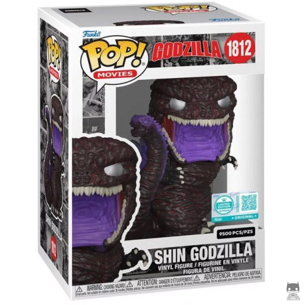 Figura Funko Pop! Shin Godzilla en su caja
