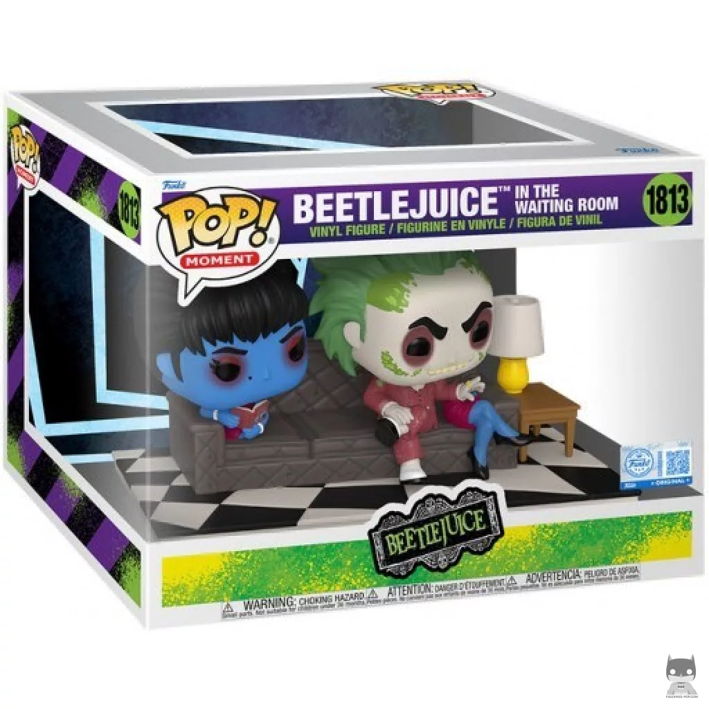 Figura Funko Pop! Beetlejuice en la sala de espera en su caja