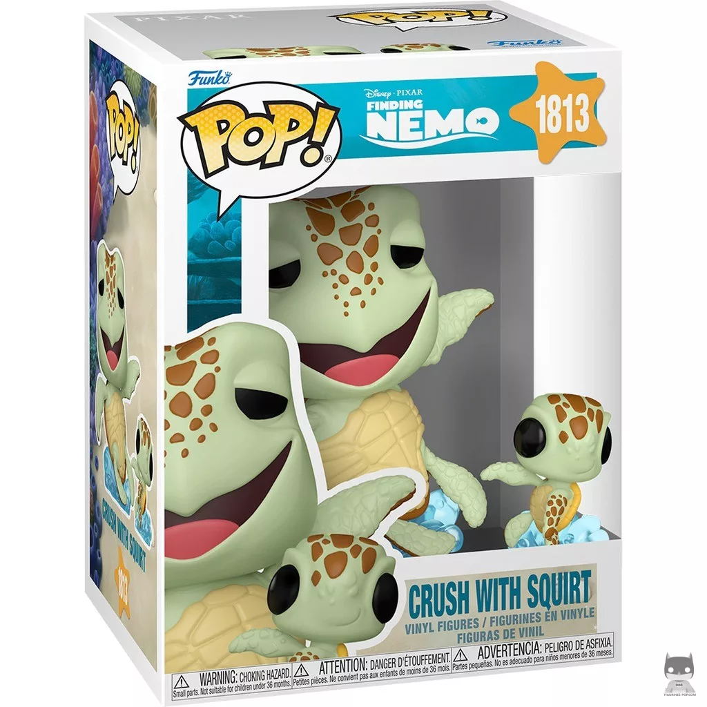 Figura Funko Pop! Crush con Squirt en su caja