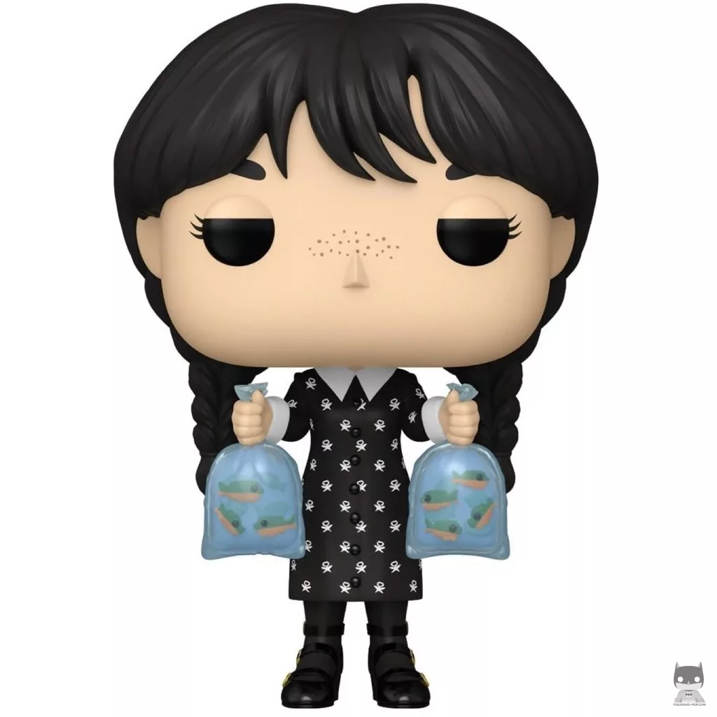 Figura Funko Pop! Miércoles Addams (con piraña) (Miércoles)