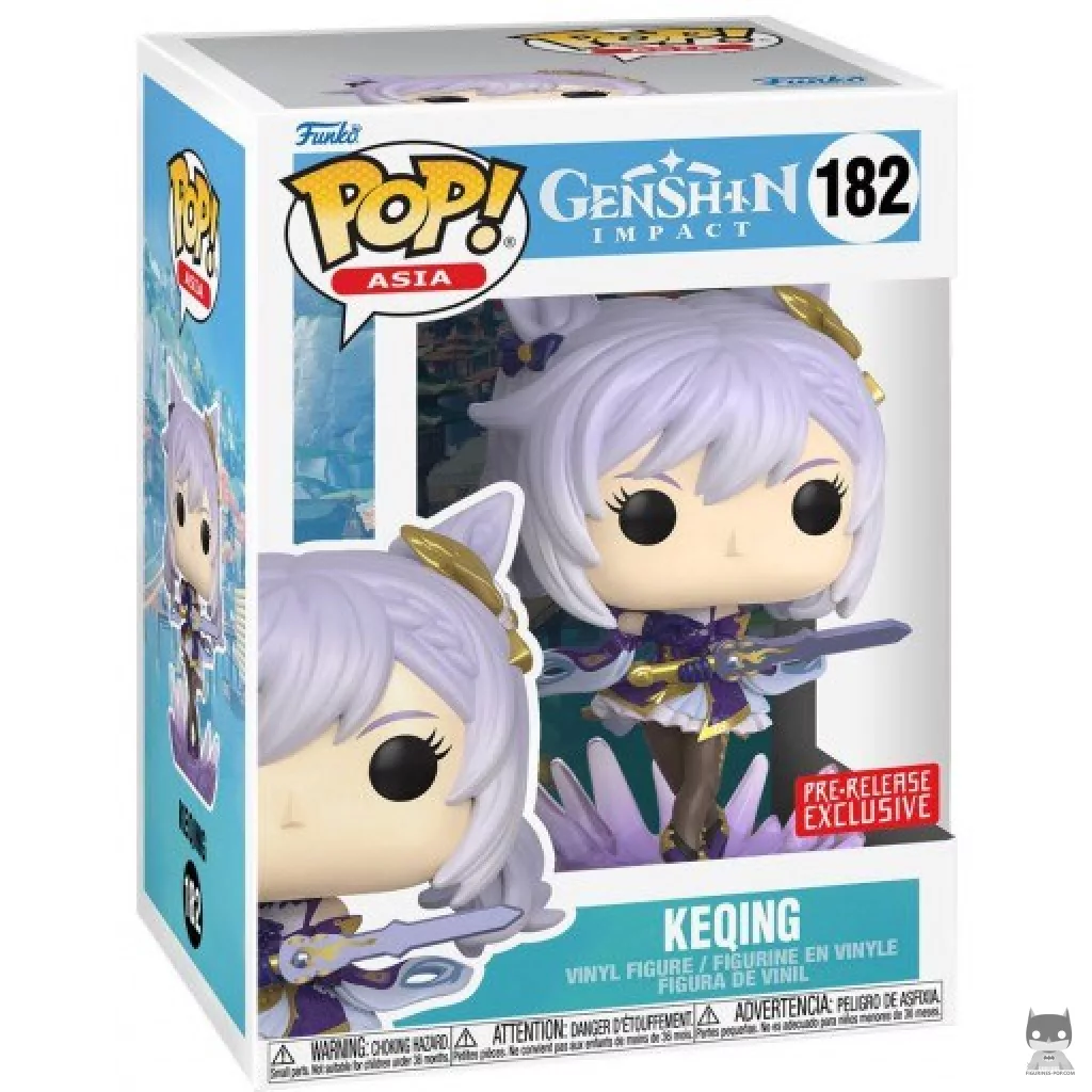 Figura Funko Pop! Keqing en su caja