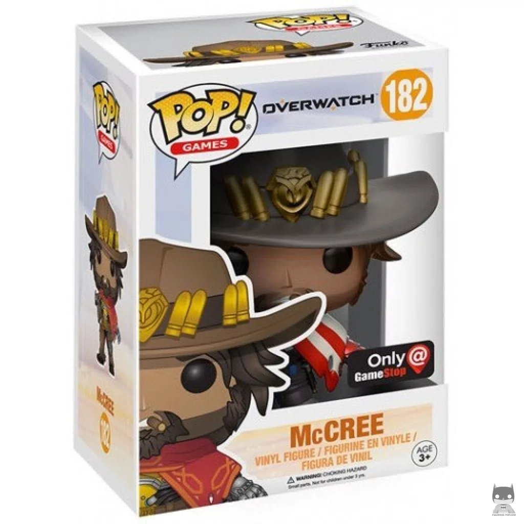 Figura Funko Pop! McCree (EE. UU.) en su caja