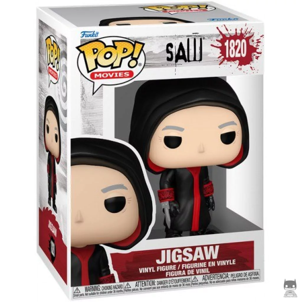 Figura Funko Pop! Jigsaw en su caja