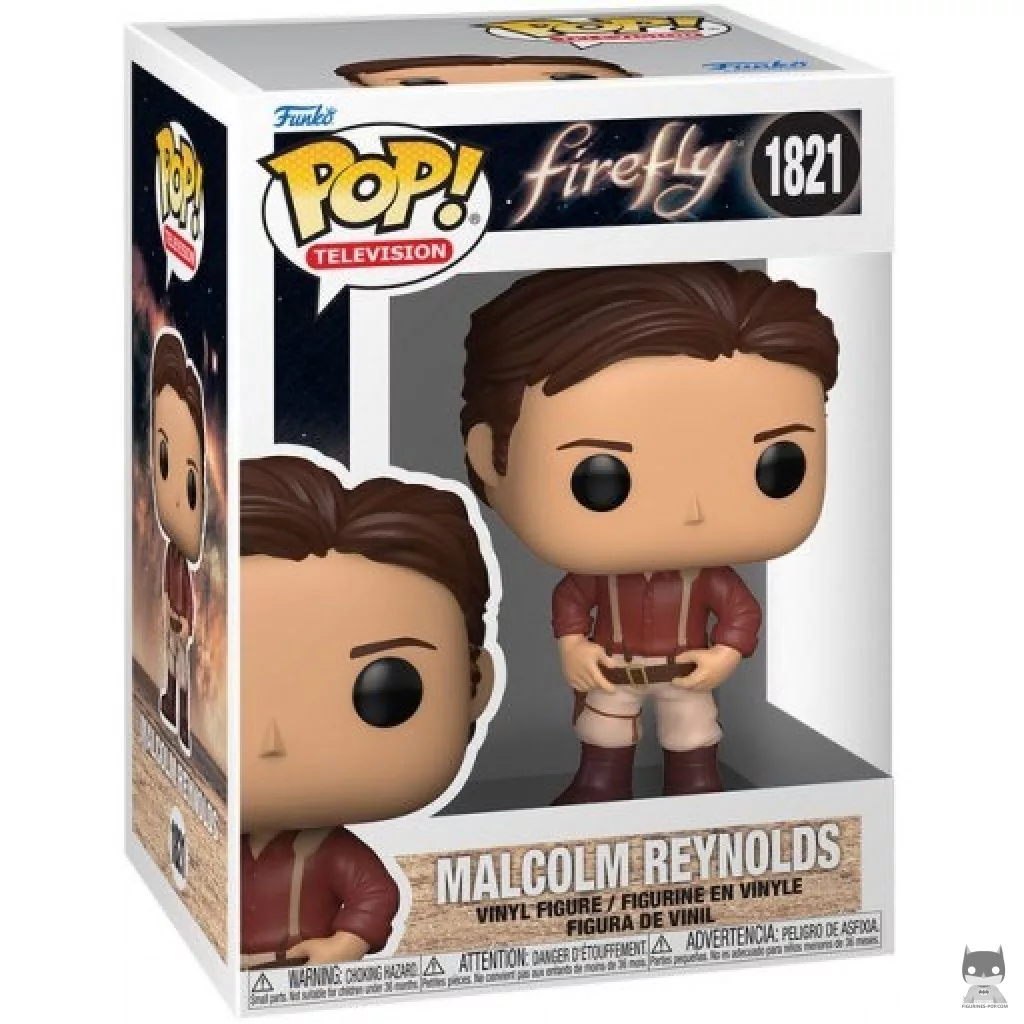 Figura Funko Pop! Malcolm Reynolds en su caja