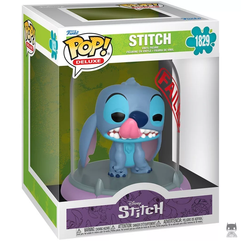 Figura Funko Pop! Stitch (Cápsula de contención) en su caja