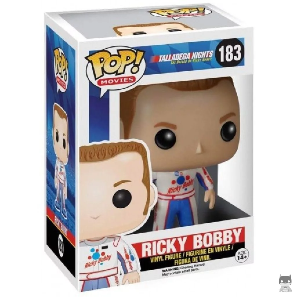 Figura Funko Pop! Ricky Bobby en su caja