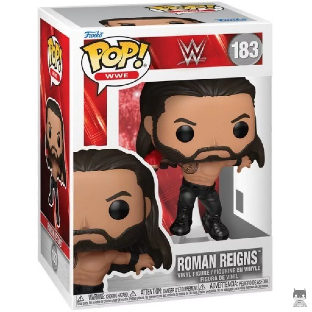 Figura Funko Pop! Roman Reigns en su caja