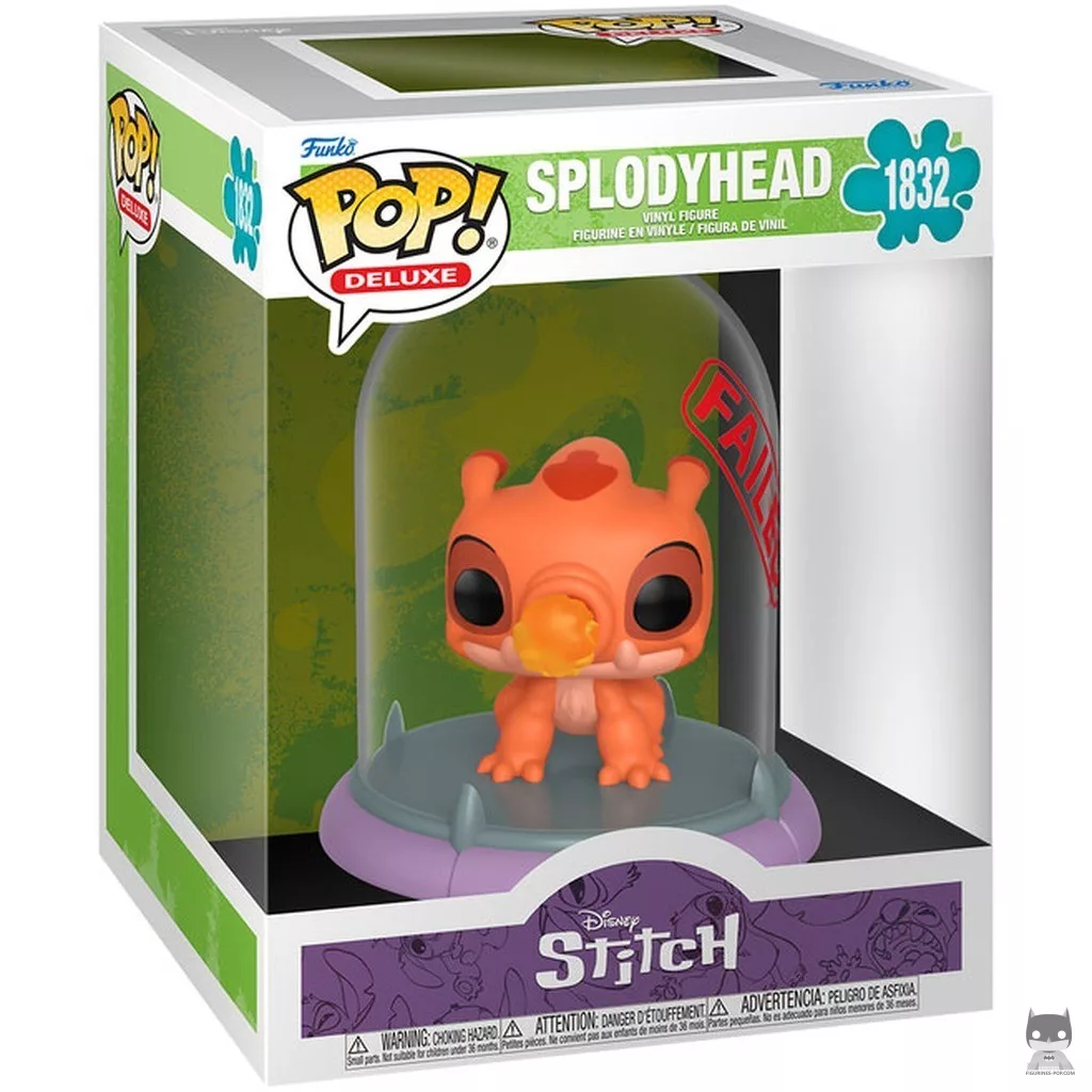 Figura Funko Pop! Splodyhead (Cápsula de contención) en su caja