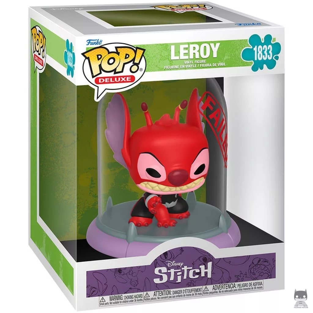 Figura Funko Pop! Leroy (Cápsula de contención) en su caja