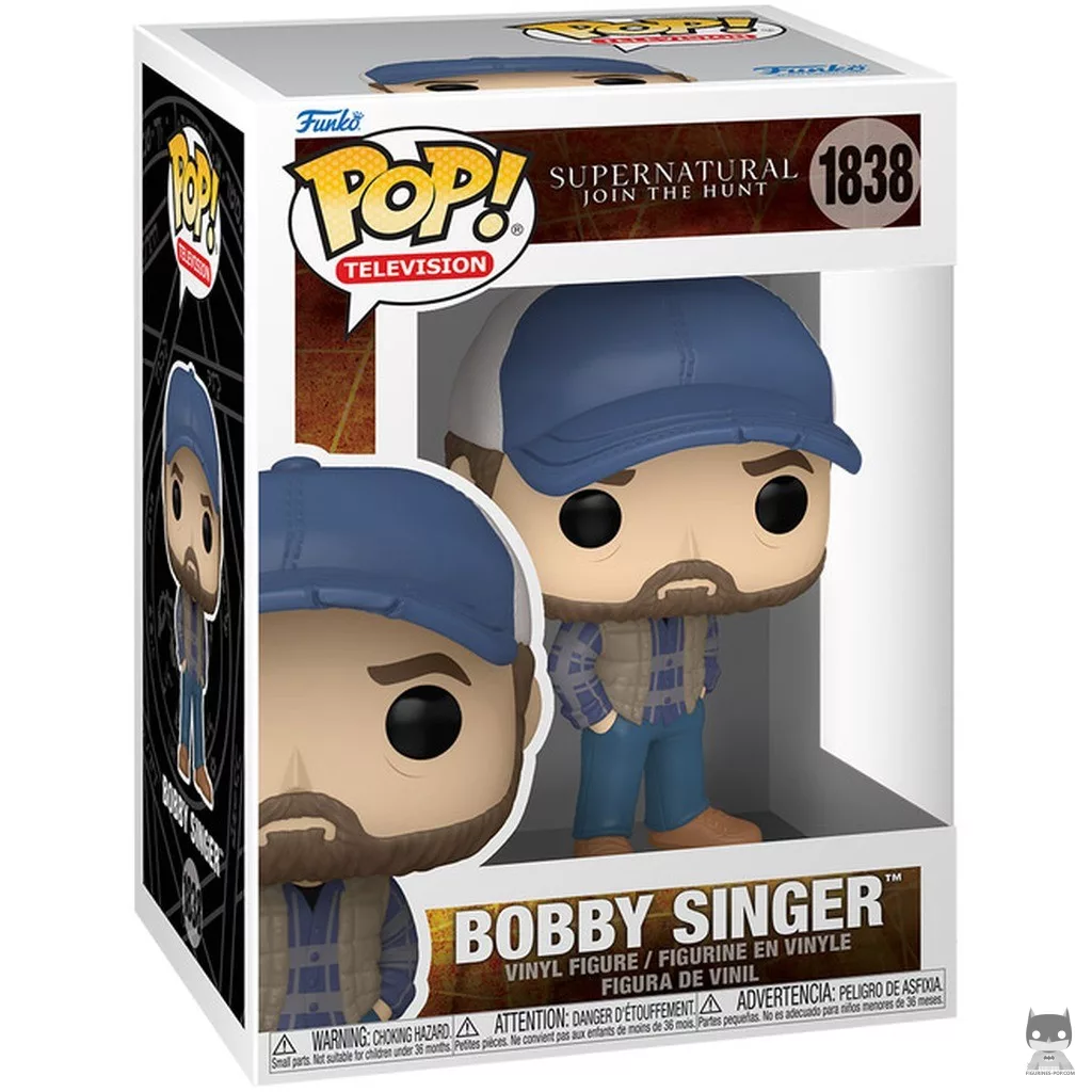 Figura Funko Pop! Bobby Singer en su caja