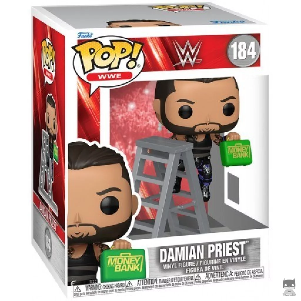 Figura Funko Pop! Damian Priest en su caja