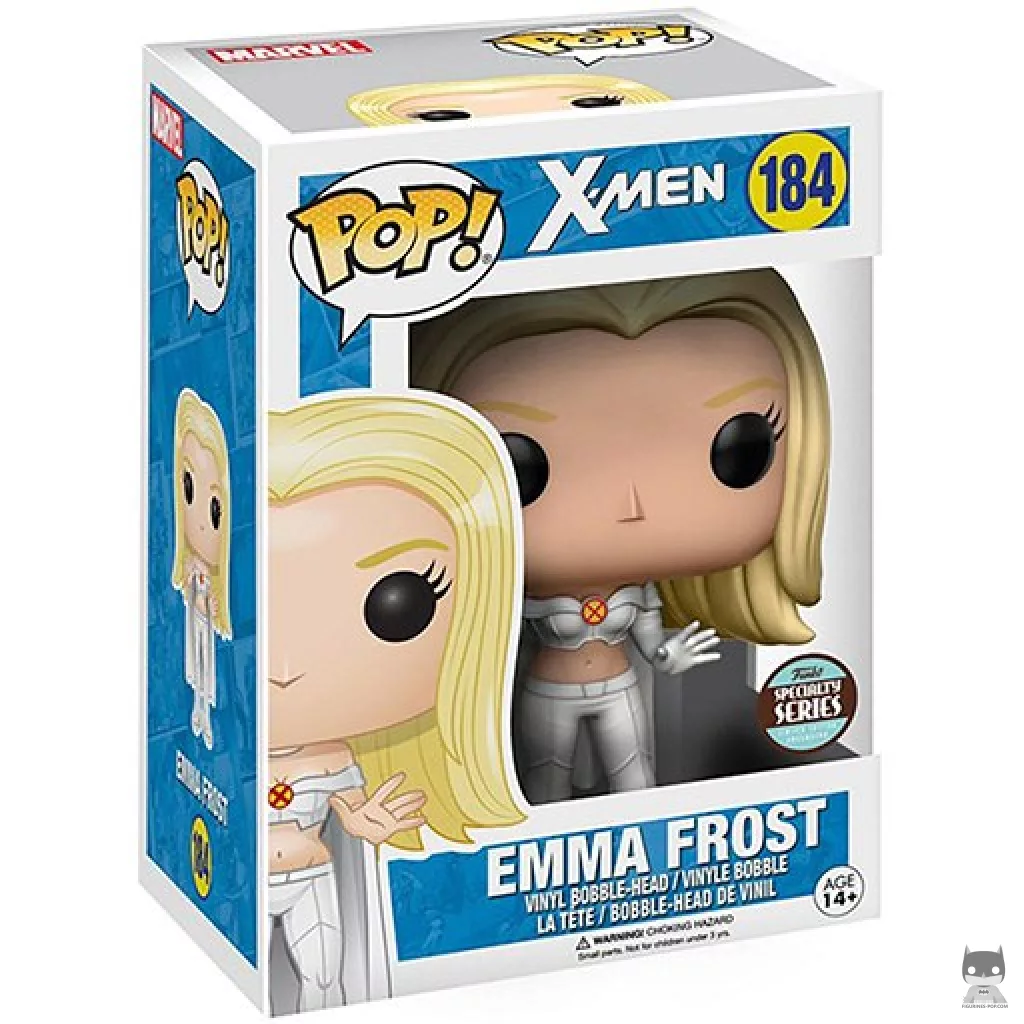Figura Funko Pop! Emma Frost en su caja